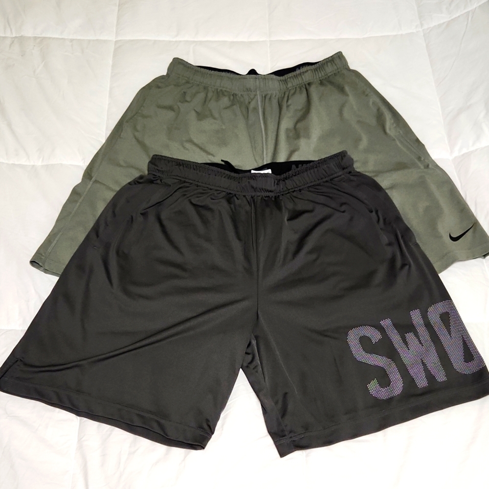 2 pairs mens athletic shorts